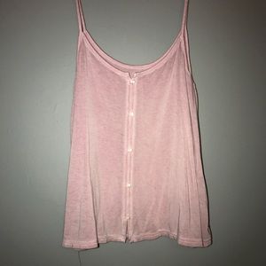 Rose Pink American Eagle Tank Top